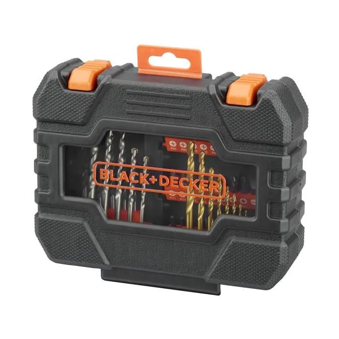 Black + Decker Coffret perçage vissage 50 Accessoires A7232-XJ Black + Decker Coffret perçage vissage 50 Accessoires A7232-XJ