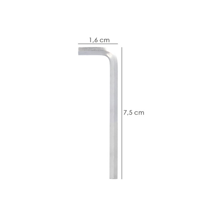 WOLFPACK LINEA PROFESIONAL Clé Allen longue 1,5 mm