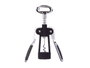 Kinvara Tire-bouchon métal noir chromé 200 g 20x4x7 cm (Set de 24)