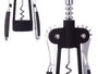 Kinvara Tire-bouchon métal noir chromé 200 g 20x4x7 cm (Set de 24)