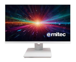 Ernitec Moniteur de surveillance 24'' Full-HD 24/7 Sans cadre Blanc