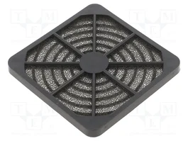 Akasa Filtre en plastique Ø92mm noir