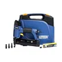 Rapid Cloueur Pneumatique PRO PB131 pour clous N°8 (15-50 mm), 110 clous - Outil professionnel pour menuiserie, pose de panneaux bois et terrasses