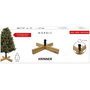 Krinner Nordic Support de sapin de Noël artificiel 2,5 m / 3 cm