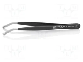 KNIPEX Pince à épiler ESD courbée 120 mm