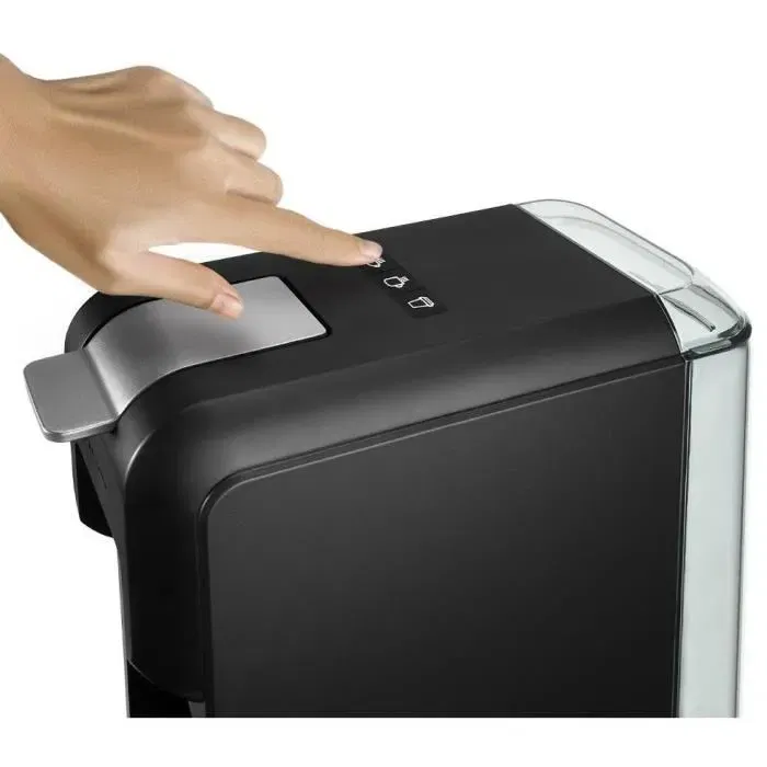 Catler ES 703 Porto B - Machine à café à dosettes 15 bars 1150 W, Réservoir 0.8 L Compatible Nespresso Tchibo Dolce Gusto, Design noir