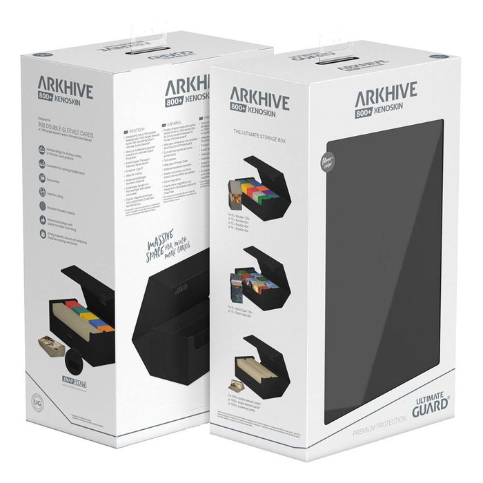 Ultimate Guard Arkhive 800+ XenoSkin Monocolor Noir Ultimate Guard Arkhive 800+ XenoSkin Monocolor Noir