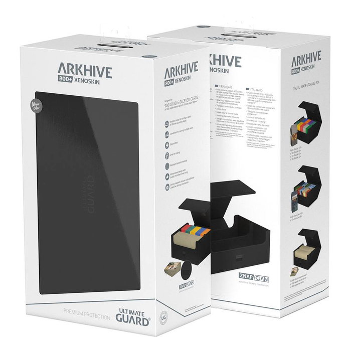 Ultimate Guard Arkhive 800+ XenoSkin Monocolor Noir Ultimate Guard Arkhive 800+ XenoSkin Monocolor Noir