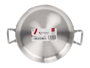 KINVARA Poêle en aluminium avec poignées 22cm, Plata, Lot de 6