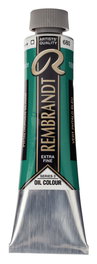 Rembrandt Peinture à l'huile Vert Ftalo Azulado 680, 40 ml