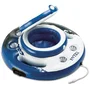 Intex Glacière Gonflable Flottante - 89 cm de Diamètre - Pour Piscine avec 5 Porte-Bouteilles et 2 Corbeilles Latérales - Capacité 30 Canettes