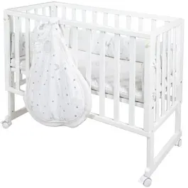 Roba Berceau cododo 3-en-1 Safe Asleep avec équipement Sternenzauber - Blanc