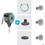 Gardena Dévidoir Automatique pour Terrasse RollUp S - Bleu - Tuyau Arrosage 15 m (13 mm) - Enroulement Anti-Vrille, Lance Incluse