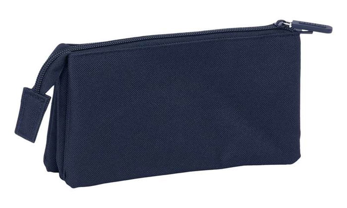 Safta Portatodo triple Kappa Basics, portetout triple, bleu marine, 22 x 12 x 3 cm, pour enfants à partir de 3 ans Safta Portatodo triple Kappa Basics, portetout triple, bleu marine, 22 x 12 x 3 cm, pour enfants à partir de 3 ans