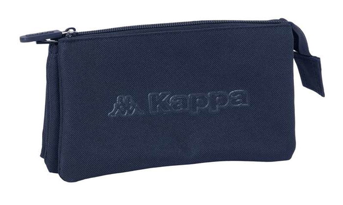 Safta Portatodo triple Kappa Basics, portetout triple, bleu marine, 22 x 12 x 3 cm, pour enfants à partir de 3 ans Safta Portatodo triple Kappa Basics, portetout triple, bleu marine, 22 x 12 x 3 cm, pour enfants à partir de 3 ans