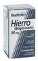 HEALTH AID Hierro Bisglycinate Fer + Vitamine C 30 comprimés