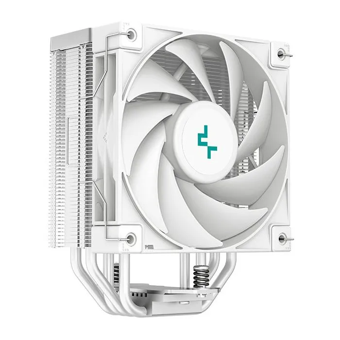 Deepcool Ventirad CPU AK400 Blanc, 4 Caloducs, TDP 220W, Ventilateur 120 mm PWM, Compatible avec les Boîtiers, Refroidissement Silencieux et Efficace, Réf. R-AK400-WHNNMN-G-1 Deepcool Ventirad CPU AK400 Blanc, 4 Caloducs, TDP 220W, Ventilateur 120 mm PWM, Compatible avec les Boîtiers, Refroidissement Silencieux et Efficace, Réf. R-AK400-WHNNMN-G-1