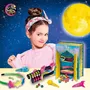 Lisciani Giochi The Moon Academy Coiffure - Kit de Loisirs Créatifs pour Enfants 8+ avec Accessoires, Colorants et Éléments Scintillants