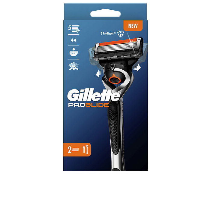 Gillette Rasoir Fusion ProGlide FlexBall - 1 manche innovant avec technologie FlexBall + 2 lames de rechange Gillette Rasoir Fusion ProGlide FlexBall - 1 manche innovant avec technologie FlexBall + 2 lames de rechange