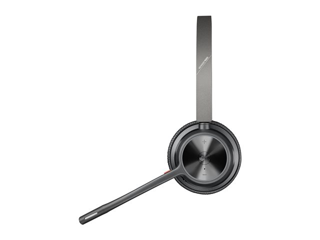 Poly Voyager 4320 Micro-casque sans fil Microsoft Teams Certifié avec dongle BT700 - Noir