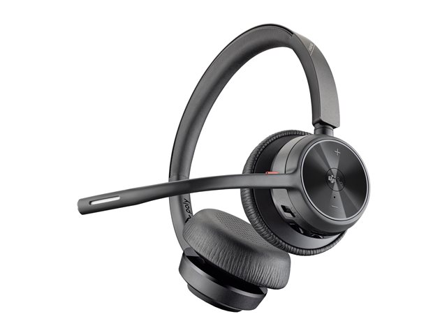 Poly Voyager 4320 Micro-casque sans fil Microsoft Teams Certifié avec dongle BT700 - Noir
