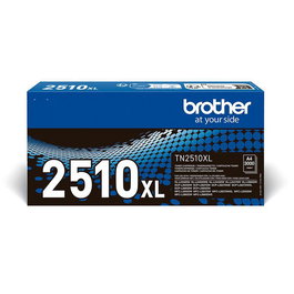 Brother TN2510XL Toner Noir Haute Capacité - Rendement Jusqu'à 3000 Pages - Compatible Avec Imprimantes Brother