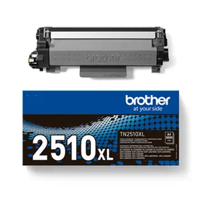 Brother TN2510XL Toner Original Noir Haute Capacité 3000 Pages