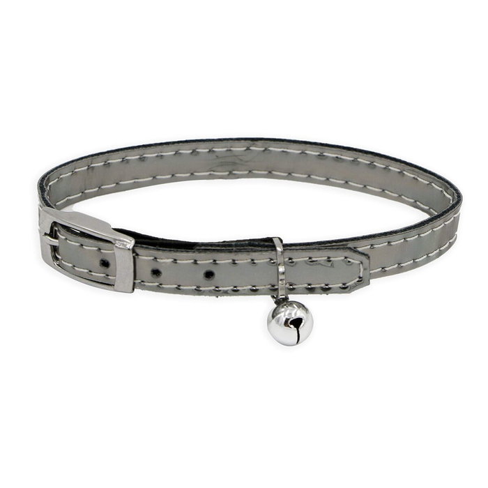 Aime Collier Sky Miroir Cuivre Bleu Nuit avec Clous Dorés et Grelot Aime Collier Sky Miroir Cuivre Bleu Nuit avec Clous Dorés et Grelot