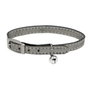 Aime Collier Sky Miroir Cuivre Bleu Nuit avec Clous Dorés et Grelot