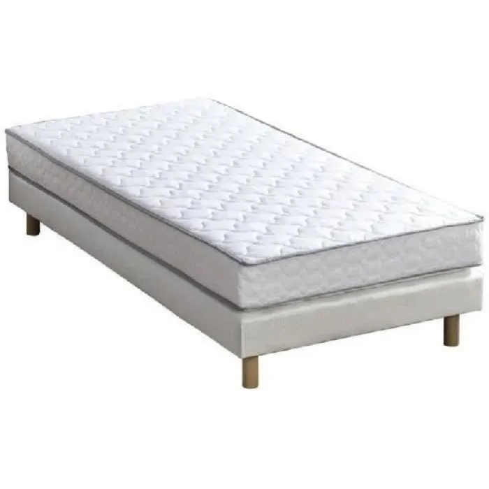 Deko Dream Matelas Kiva 90x190 cm, Mousse Polyuréthane Ferme 16 cm, 5 Zones de Confort, Densité 30 kg/m3, Livré Roulé