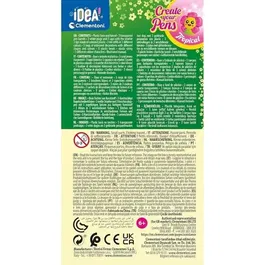 Clementoni Mini Atelier des Stylos - Crée 3 Stylos Personnalisés Thème Tropical - Loisir Créatif pour Enfants dès 6 Ans