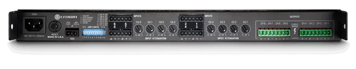 CROWN Amplificateur de puissance huit canaux 75W @ 4 ohms DriveCore technologie classe D