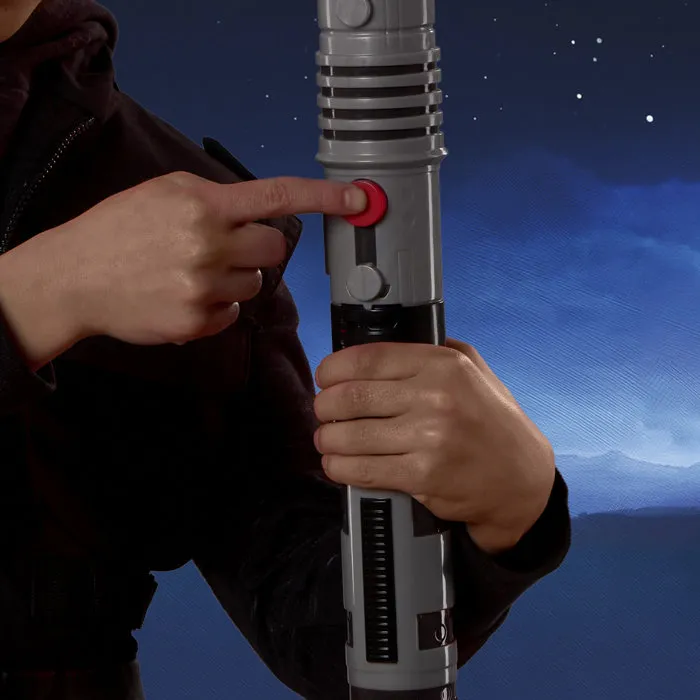 Hasbro Sabre laser de Dark Maul à double lame électronique rouge Star Wars