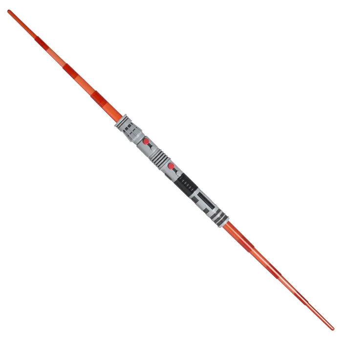 Hasbro Sabre laser de Dark Maul à double lame électronique rouge Star Wars