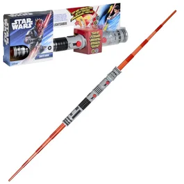 Hasbro Sabre laser de Dark Maul à double lame électronique rouge Star Wars