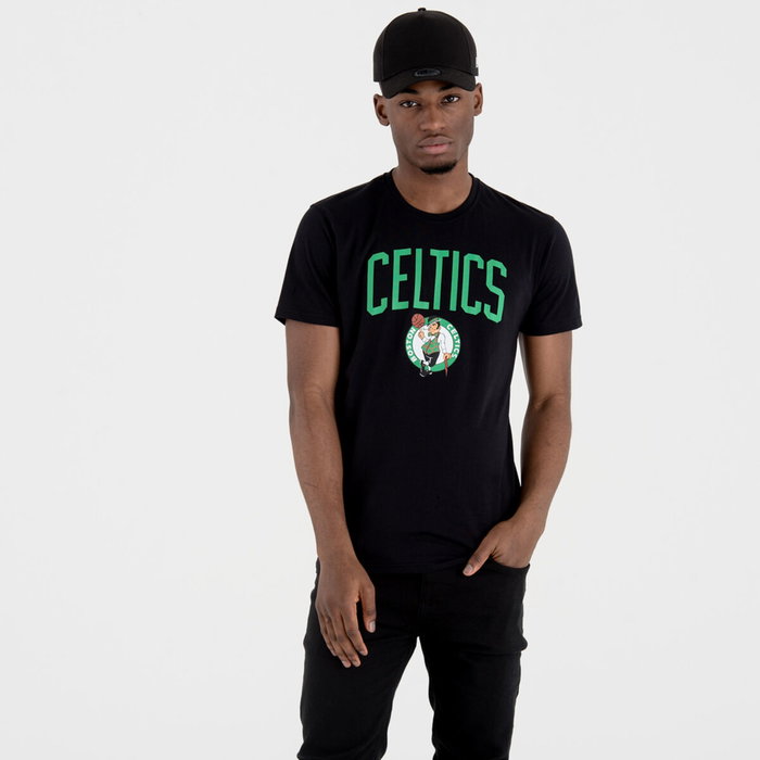 Maillot de Corps de Sport à Manches Coupe New Era NOS NBA BOSCEL 60505459 Noir