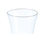 GIFTDECOR Vase en verre transparent à col étroit et ouverture large 26cm