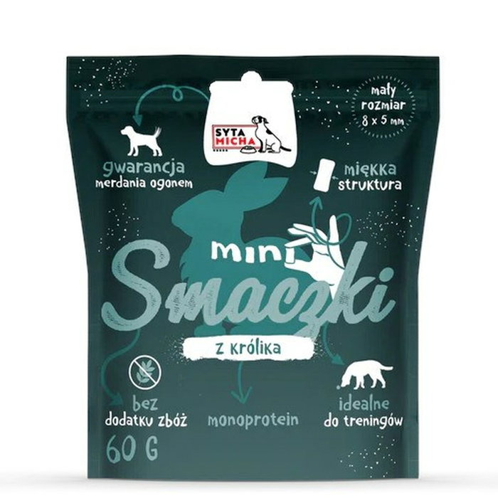 Snack pour chiens SYTA MICHA Lapin 60 g Snack pour chiens SYTA MICHA Lapin 60 g