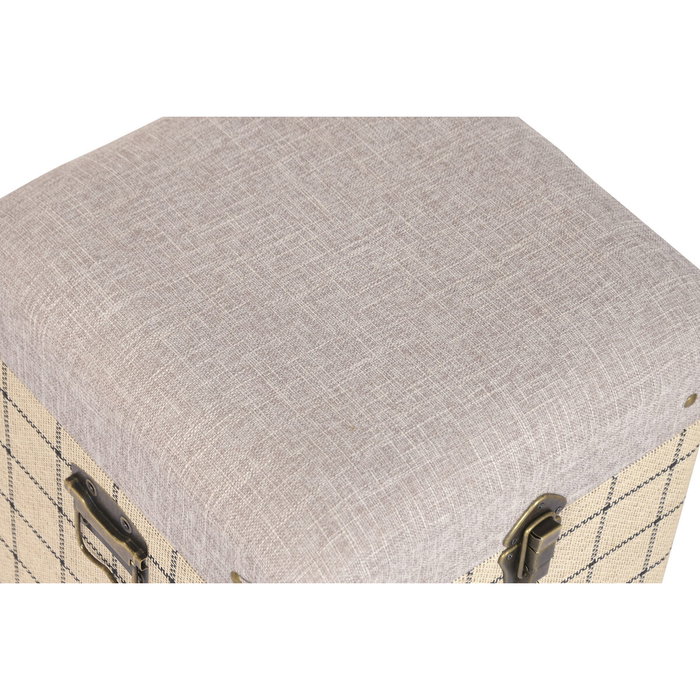 Home ESPRIT Lot de 3 paniers Scandi Noir et Beige Home ESPRIT Lot de 3 paniers Scandi Noir et Beige