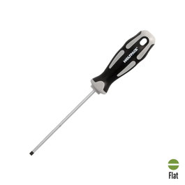 WOLFPACK LINEA PROFESIONAL Tournevis plat évasé en acier S2, 0,8 x Ø 4,0 x 100 mm