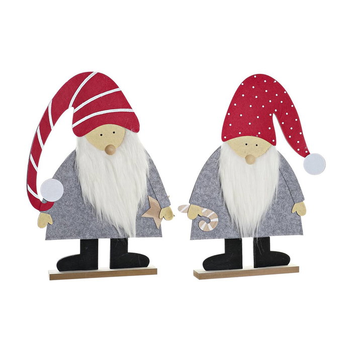 DKD Home Decor Décorations de Noël MDF Feutre (2 Unités) DKD Home Decor Décorations de Noël MDF Feutre (2 Unités)