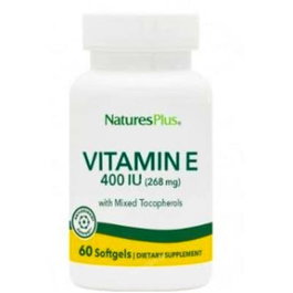 Natures Plus Vitamine E 400UI mélange tocophérols 60 perles