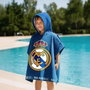 CERDÁ Poncho en microfibre Real Madrid Bleu