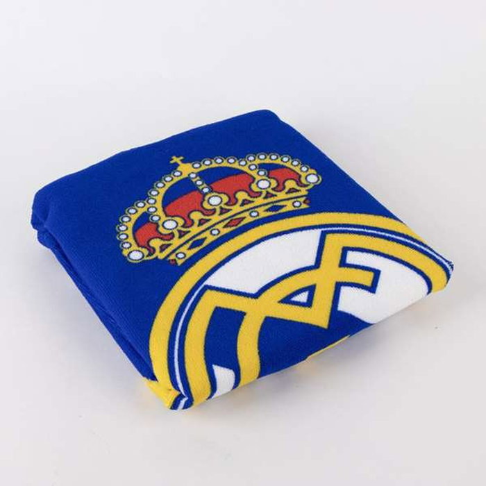 CERDÁ Poncho en microfibre Real Madrid Bleu