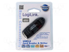 LOGILINK CR0007 Lecteur de cartes mémoire USB 2.0, USB A