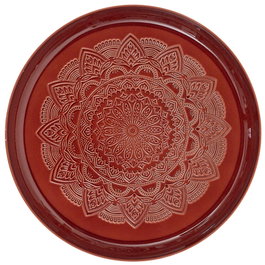 Home Deco Factory Bandeja Metal D.41,5 cm Mirage