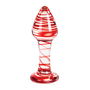 Plug Anal S Pleasures Rouge Transparent (10,3 cm) (10,2 cm)