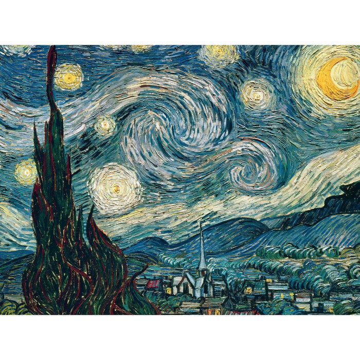 Ravensburger Puzzle 1500 pièces Vincent Van Gogh: La Nuit Étoilée (80x60cm) inevitable Ravensburger Puzzle 1500 pièces Vincent Van Gogh: La Nuit Étoilée (80x60cm) inevitable
