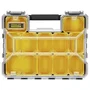 Stanley FATMAX Organiseur à Outils, 10 Compartiments Amovibles Profonds (106 mm), Couvercle en Polycarbonate Incassable, Capacité 3,5 L, Charge 8 kg