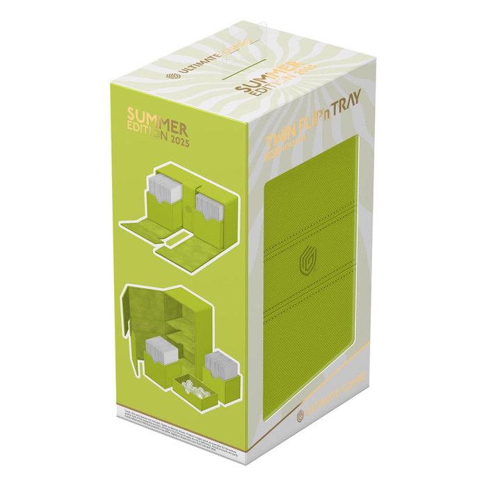 Ultimate Guard Twin Flip'n'Tray 200+ Xenoskin "Summer Edition 2025" - Lime Ultimate Guard Twin Flip'n'Tray 200+ Xenoskin "Summer Edition 2025" - Lime